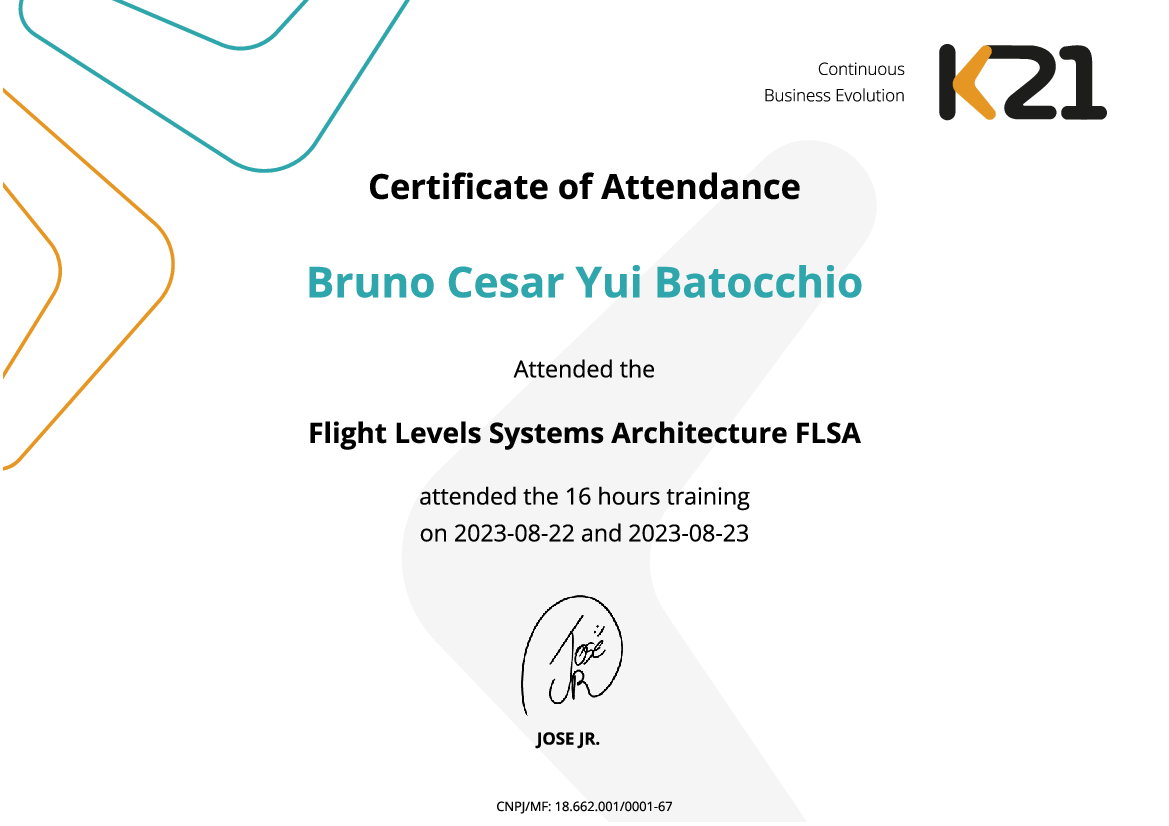 Certificado K21